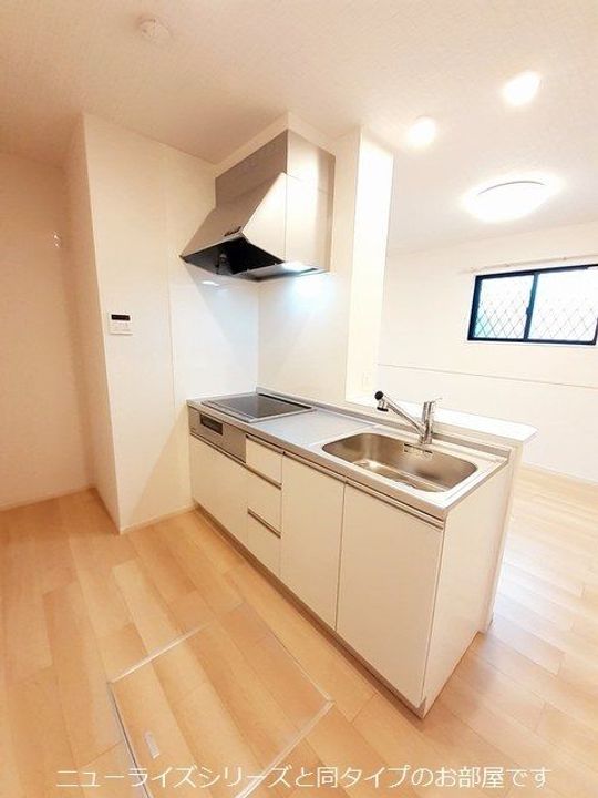 群馬県前橋市幸塚町(アパート)の賃貸物件のキッチン