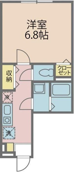 カインドネス八王子中央B棟の間取り