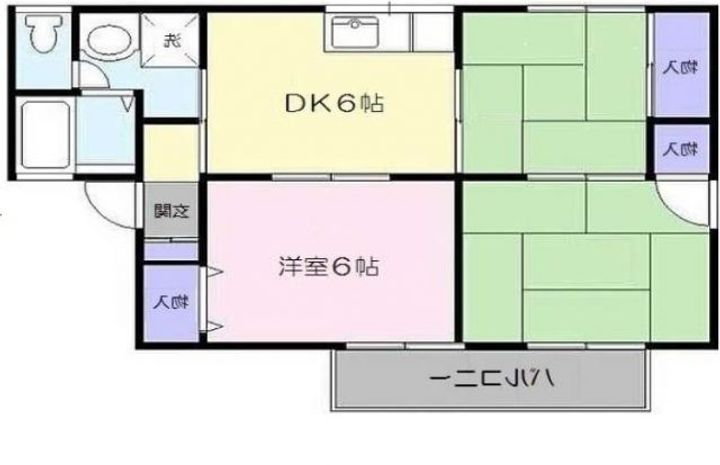 大阪府和泉市池上町4(アパート)の賃貸物件の間取り