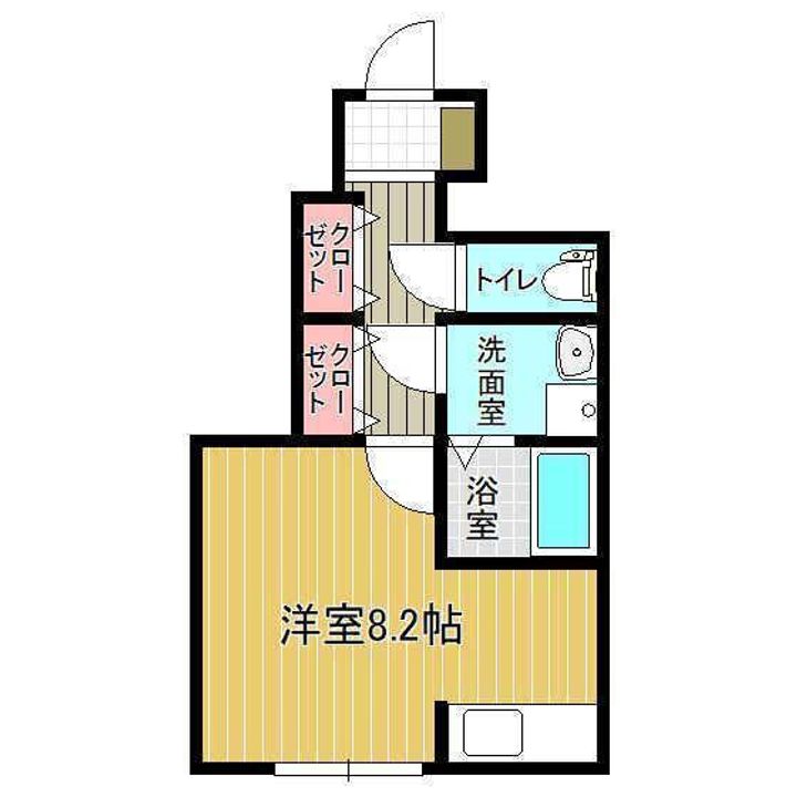 山形県天童市大字清池(アパート)の賃貸物件の間取り