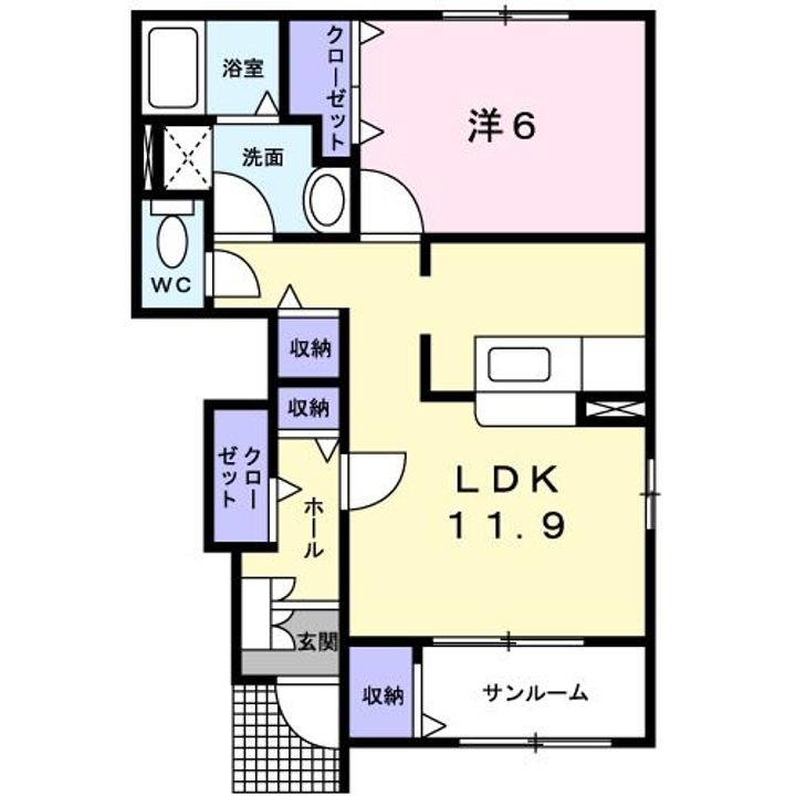 メゾン メルヴェーユIの間取り