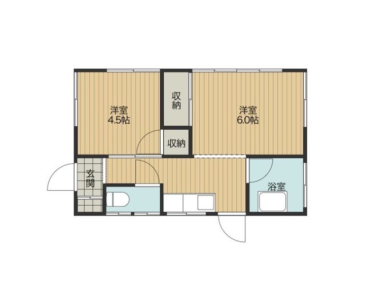 埼玉県新座市北野1(一戸建)の賃貸物件の間取り