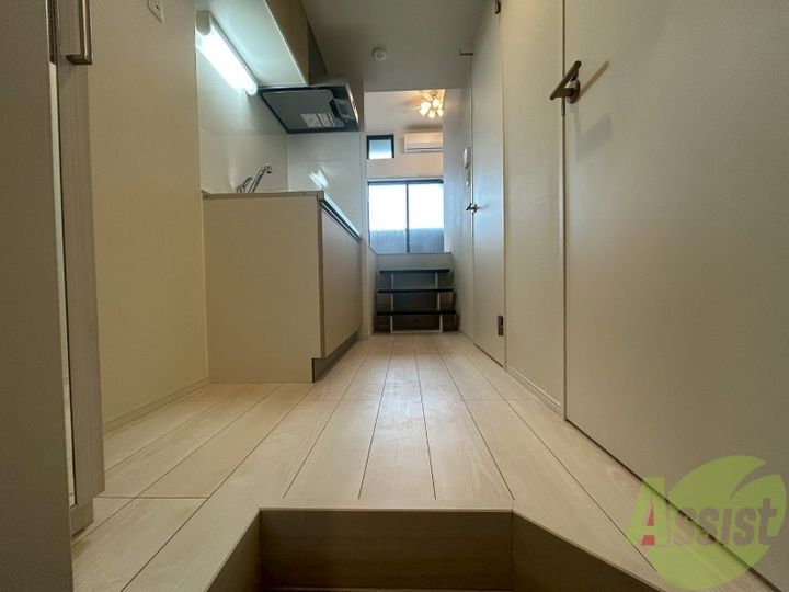 グレーステラス福住の玄関