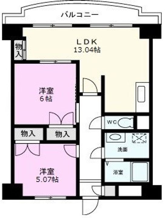 埼玉県川口市戸塚2(マンション)の賃貸物件の間取り