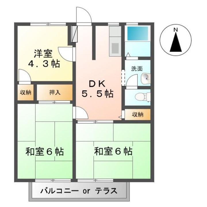エスポワールの間取り