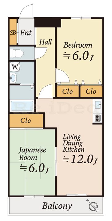 リバーサイド西八王子の間取り
