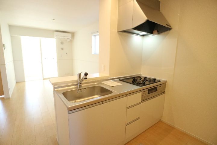 岡山県倉敷市青江(アパート)の賃貸物件のキッチン