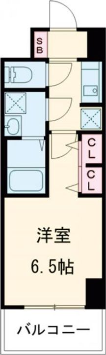 大阪府堺市堺区熊野町東4(マンション)の賃貸物件の間取り