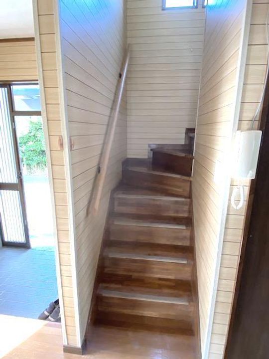 新潟県三条市新堀(一戸建)の賃貸物件の玄関