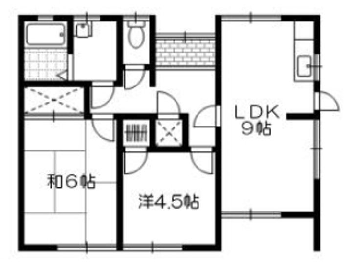 岡山県倉敷市有城(一戸建)の賃貸物件の間取り