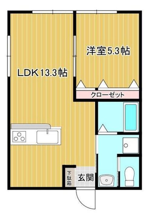 岡本アパートの間取り