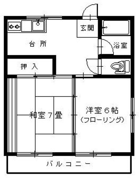 もりや荘の間取り