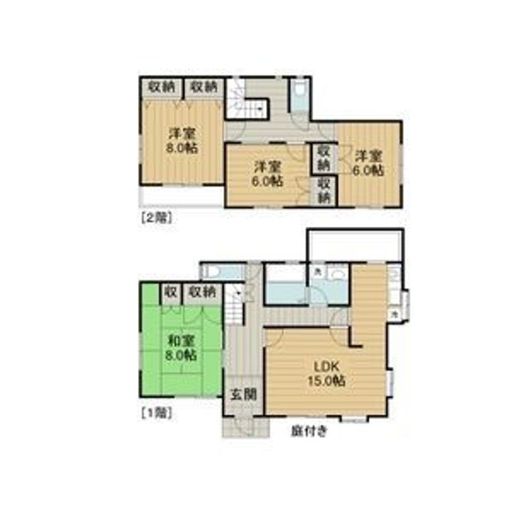 三重県四日市市大井手2(一戸建)の賃貸物件の間取り