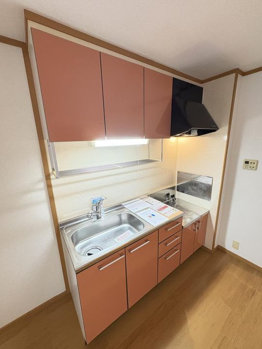 広島県東広島市八本松飯田4(アパート)の賃貸物件のキッチン
