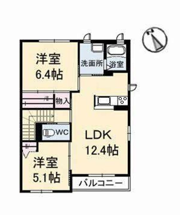 KO.レジデンス B棟の間取り
