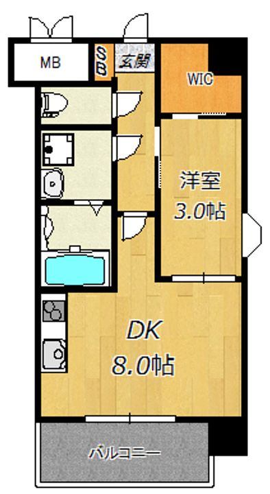 スプランディッドIIの間取り