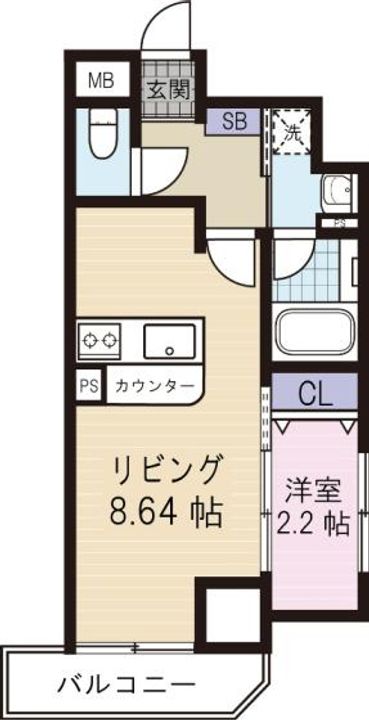 VILLETTA YANAGIDANIの間取り