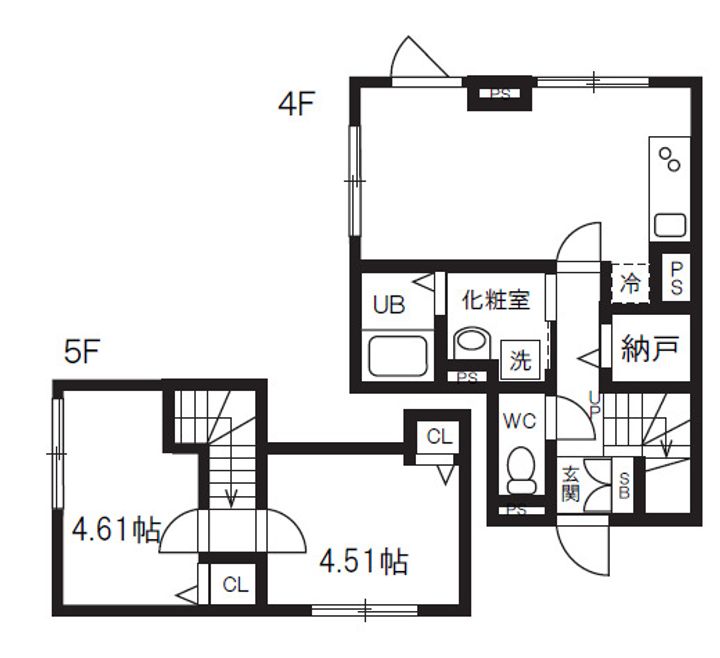 東京都品川区東大井3(マンション)の賃貸物件の間取り