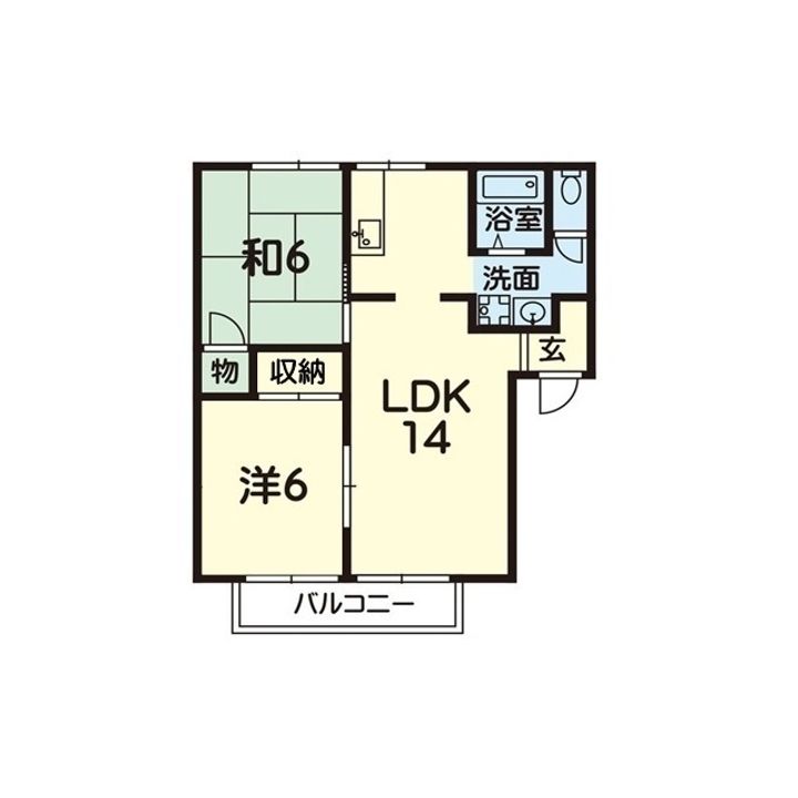アスガードレジデンスAの間取り