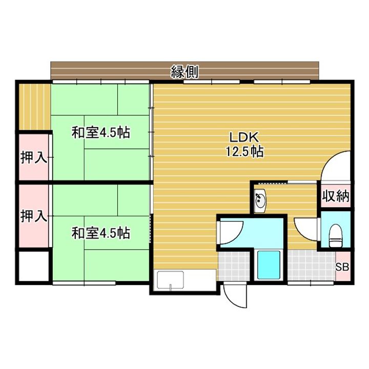 大阪府豊中市刀根山2(一戸建)の賃貸物件の間取り