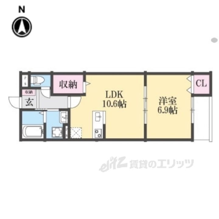 アート星田駅前の間取り