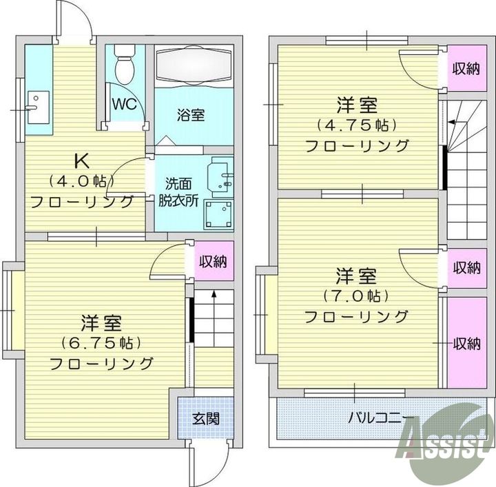 ビラージュ・モアの間取り