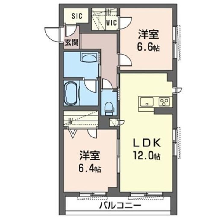 パレス ララの間取り