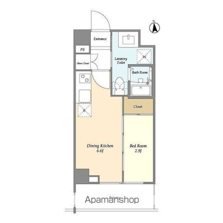 東京都新宿区下落合1(マンション)の賃貸物件の間取り
