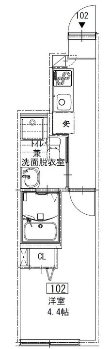 ソルナクレイシア西荻窪2の間取り