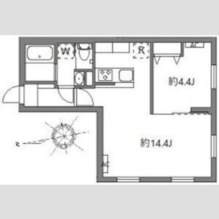 グランピア中野坂上の間取り