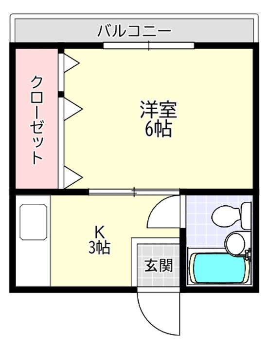 コーポ千鳥の間取り