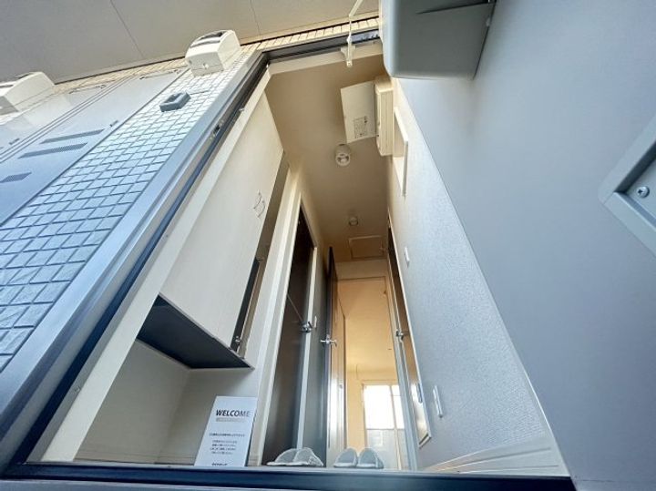 群馬県高崎市矢中町(アパート)の賃貸物件の玄関