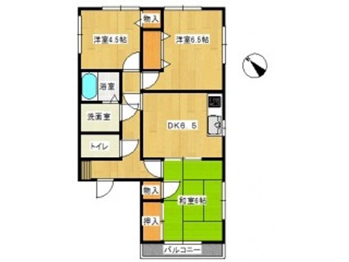 広島県尾道市沖側町(アパート)の賃貸物件の間取り