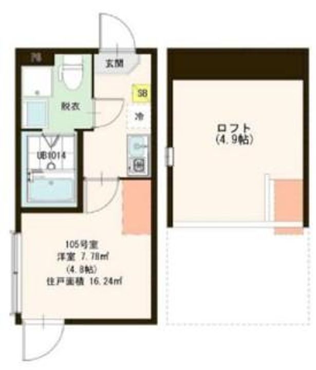 東京都大田区大森東3(アパート)の賃貸物件の間取り