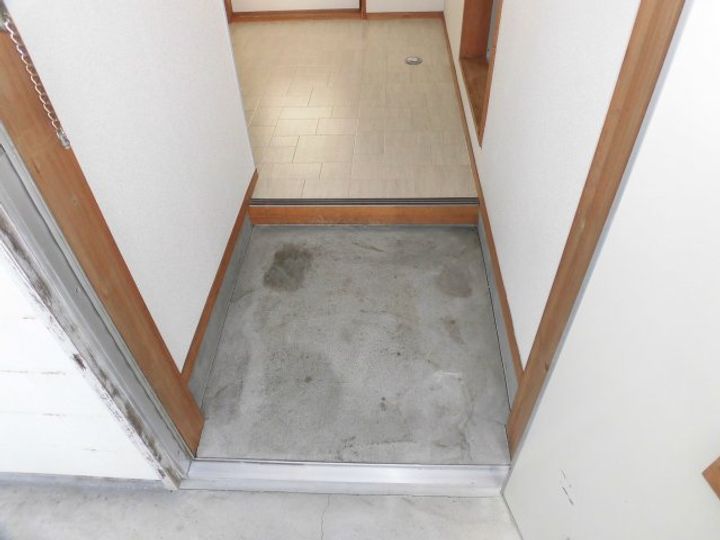 コーポ柴田の玄関