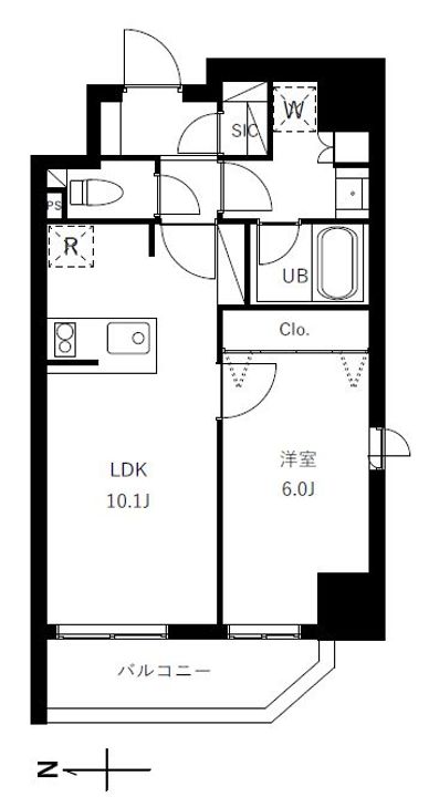 グランジット蔵前の間取り