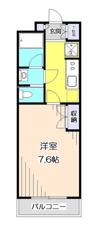 埼玉県所沢市上新井1(マンション)の賃貸物件の間取り