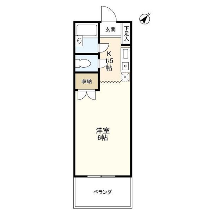 アイコート早稲田の間取り