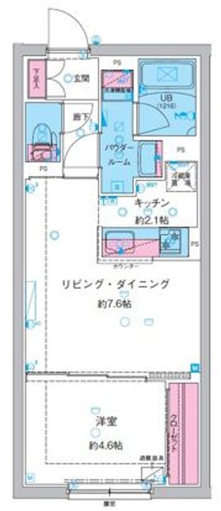 GENOVIA池袋の間取り