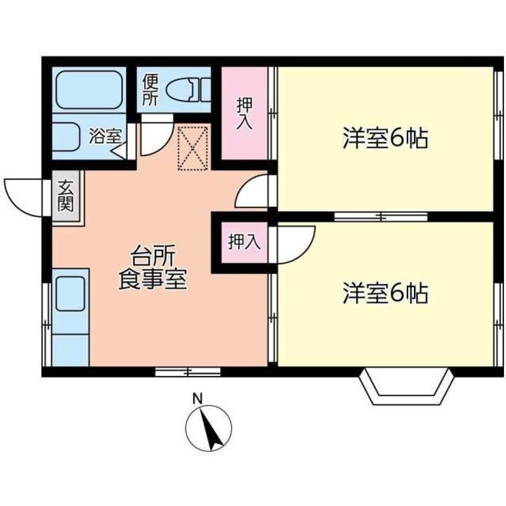 ファミーユ衣笠の間取り