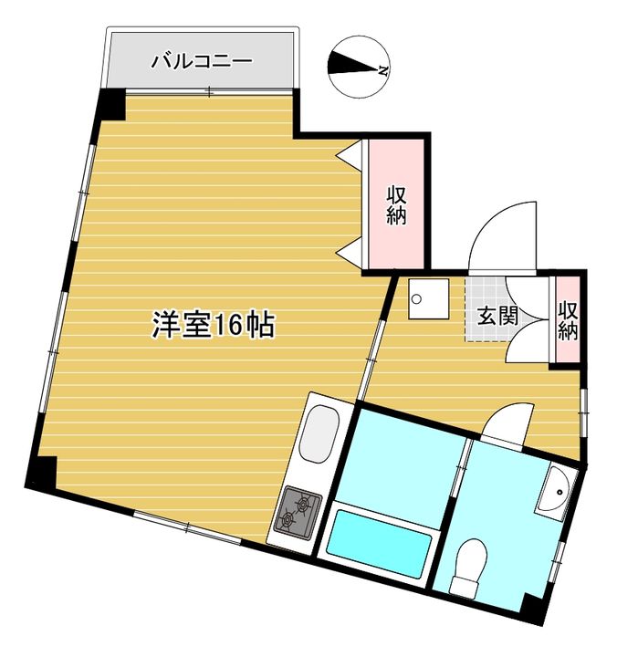 東京都中野区南台2(マンション)の賃貸物件の間取り