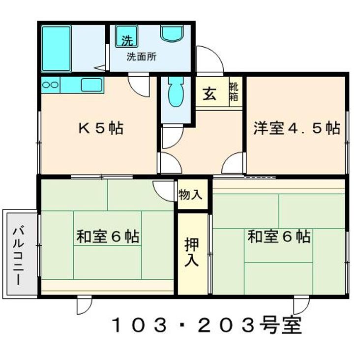 レガードSIの間取り