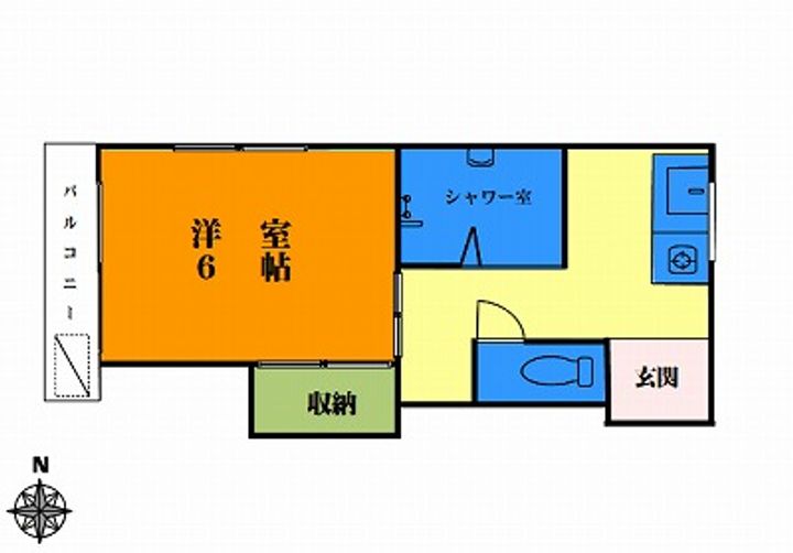 第二谷口荘の間取り