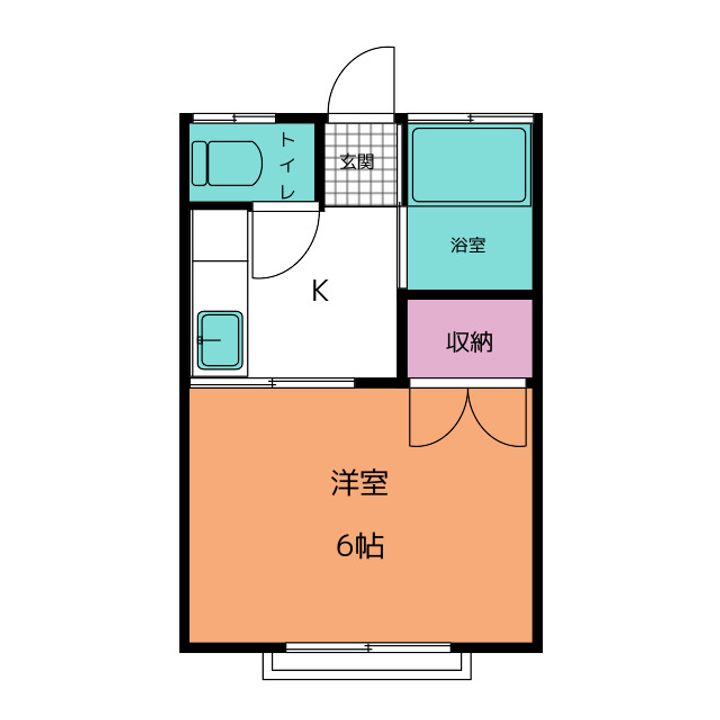 シバハイツの間取り