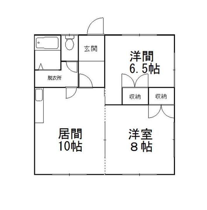 都マンションの間取り