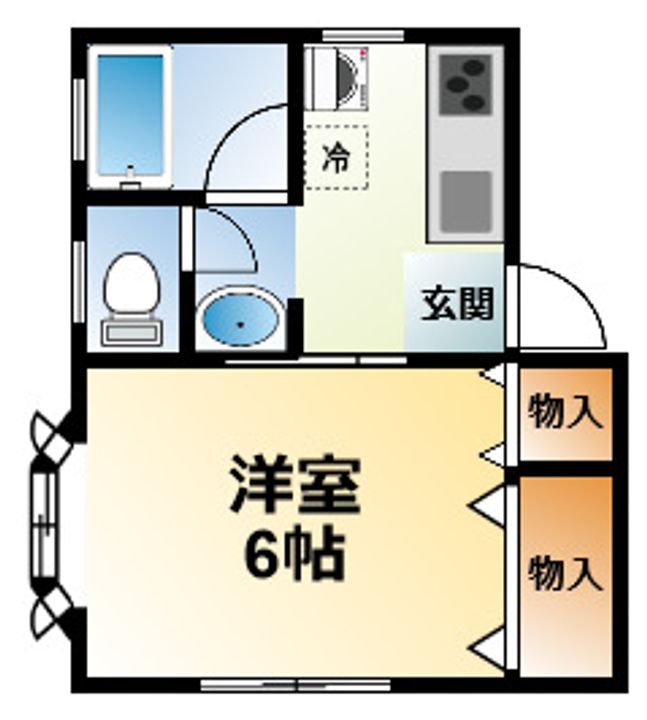 千葉県東金市求名(アパート)の賃貸物件の間取り