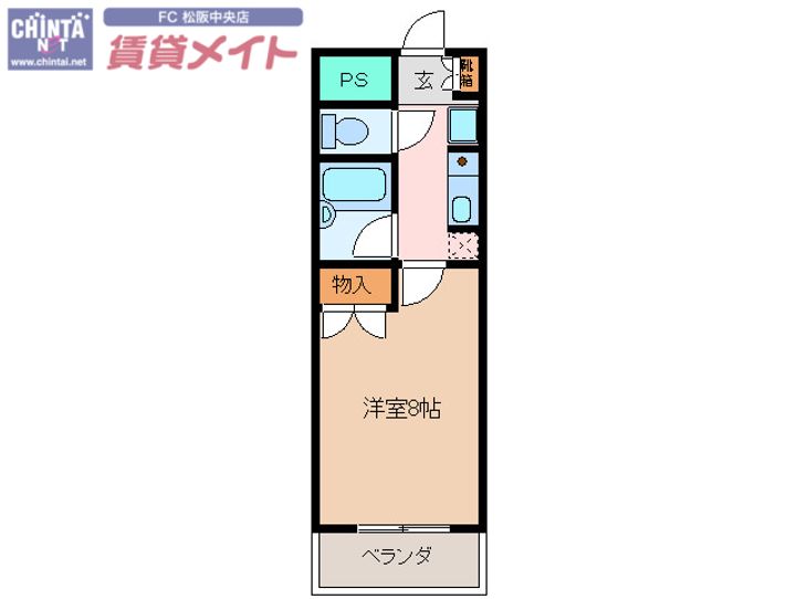 ナイスセブンあつみの間取り