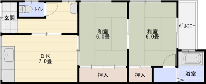 コーポ西尾の間取り