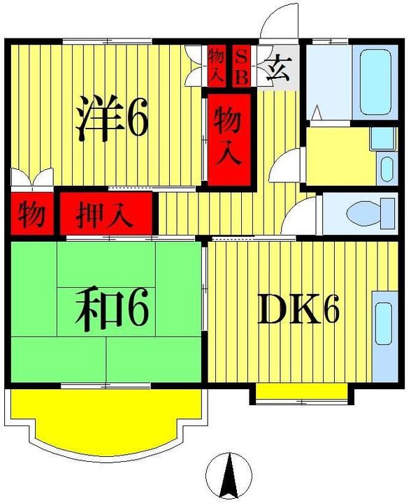 エーベングローブの間取り