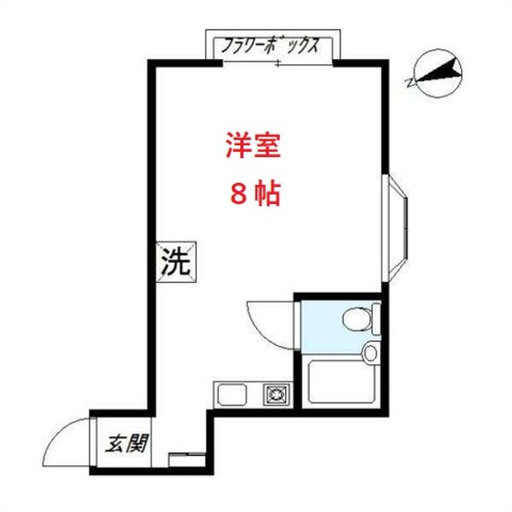 東京都品川区大井6(アパート)の賃貸物件の間取り
